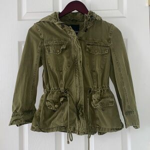 Forever 21 Cinch Waist Utility Jacket